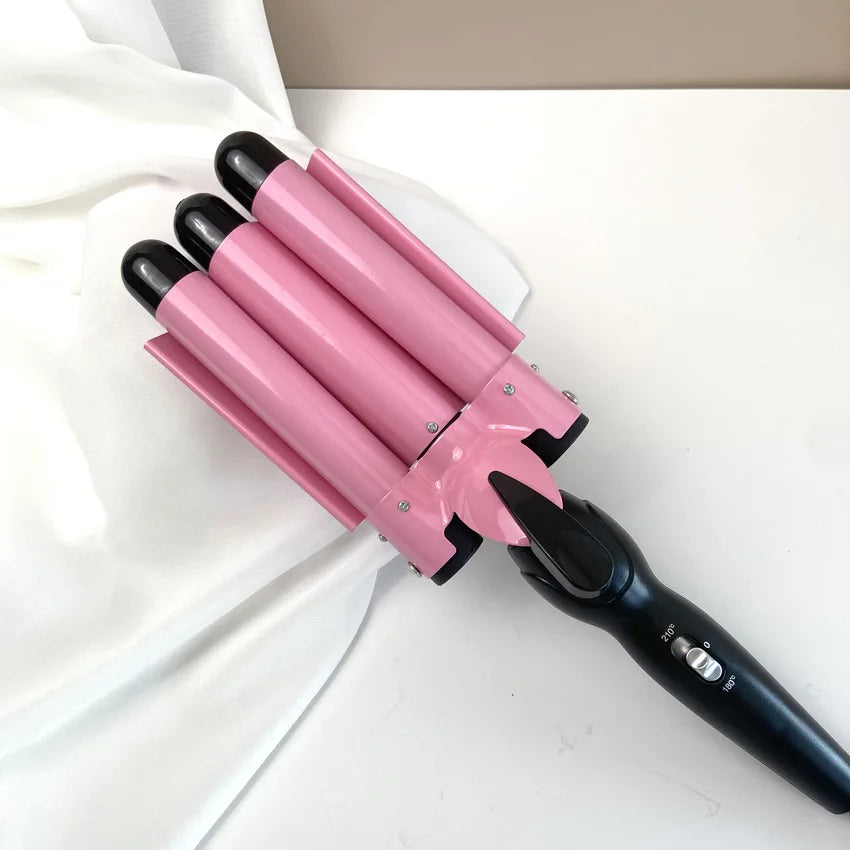 Curling Iron Wand With Lcd Temperature Display - Flares