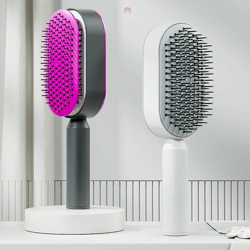 Self Cleaning Hair Brush for Women - Flares